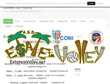 Tablet Screenshot of estateinvolley.net